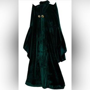 Professor Mcgonagall Cosplay Costume Wizard Sorceress Robe Coat - Size 3 XL